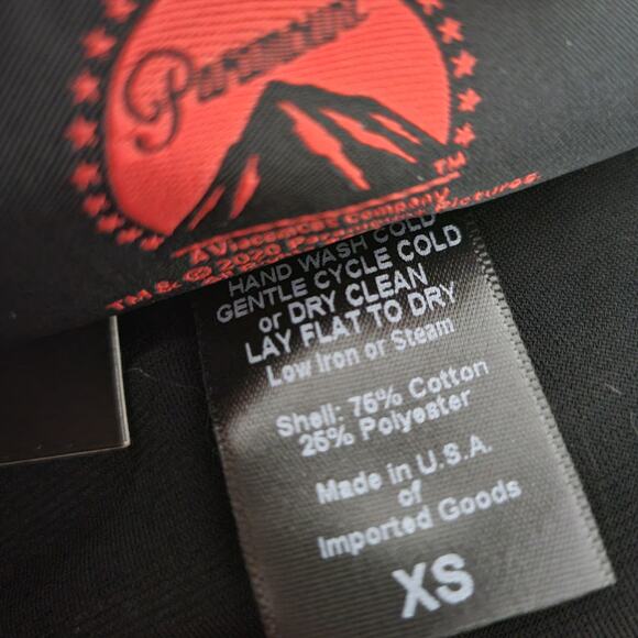 La Femme en Noir Sleepy Hollow Dress Black Wiggle Velour Bodycon Puff Sleeve XS - Picture 7 of 15